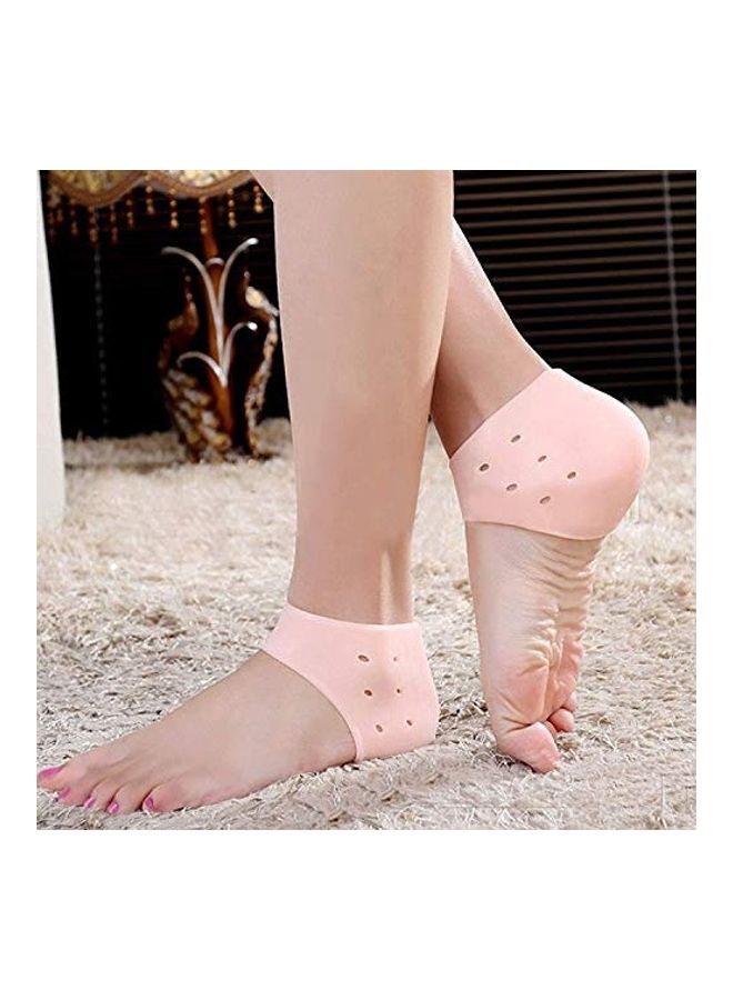Silicone Gel Heel Pad For Pain Relief Beige - Image 2