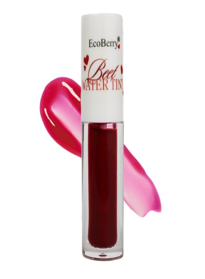 EcoBerry Beet Lip & Cheek Water Tint | Antioxidants, Hydrating, Moisturizing Nourishing, Smoothening, Natural, Organic, Chemical Free, Preservative Free, Vegan 5ml - Image 1
