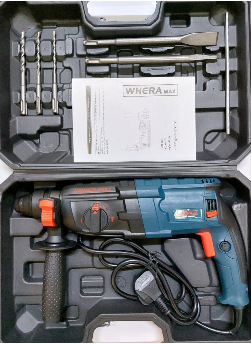 Generic Rotary Hammer Drill	800 W Multicolor 28 mm  - Image 1