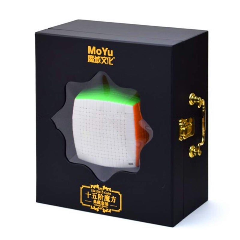 CuberSpeed CuberSpeed Moyu 15x15 Stickerless Speed Cube 15x15x15 Speed Cube Puzzle  - Image 4