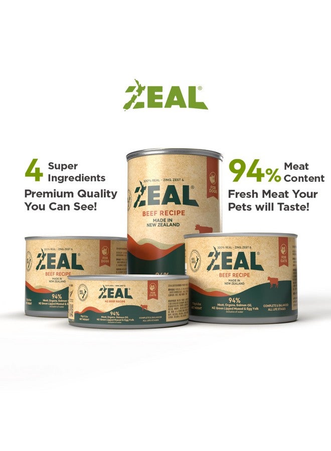 ZEAL New Zealand Canned Wet Dog Food - High Protein, Pure Nutrition, Grain-Free with Superfoods (Lamb, 6oz Can, 12-Pack Tray) - Image 3