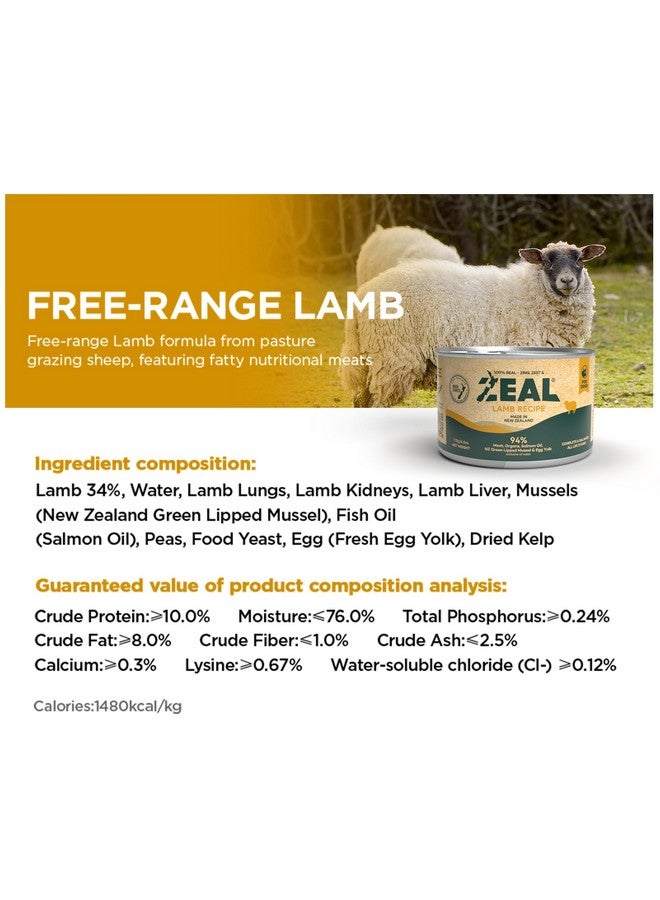 ZEAL New Zealand Canned Wet Dog Food - High Protein, Pure Nutrition, Grain-Free with Superfoods (Lamb, 6oz Can, 12-Pack Tray) - Image 5