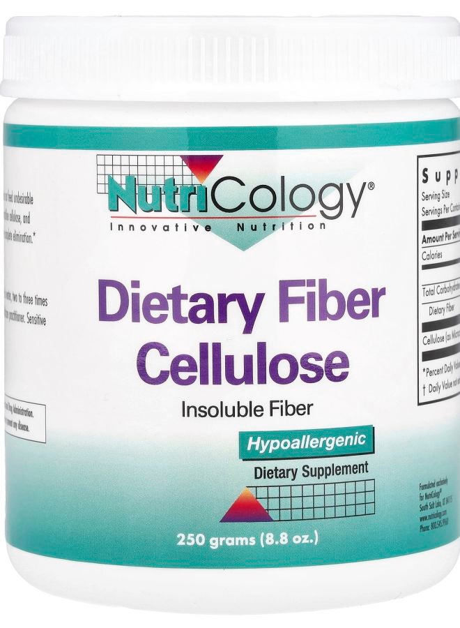Nutricology Dietary Fiber Cellulose 8.8 oz (250 g)