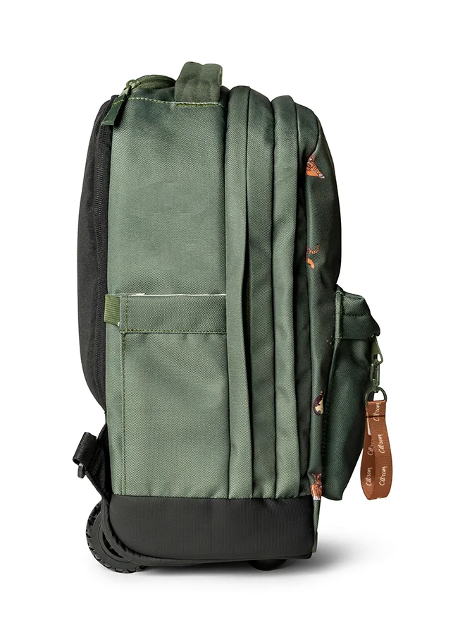 Citron Trolley Bag - Tiger - Durable Rolling Bag for School or Travel