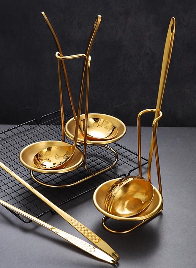 Morlife Stainless Steel Vertical Saving Soup Ladles Holders Stand Rack Cooking Utensils Stand Spoon Rest for Stove Top Spoon Ladle Holder - Image 2