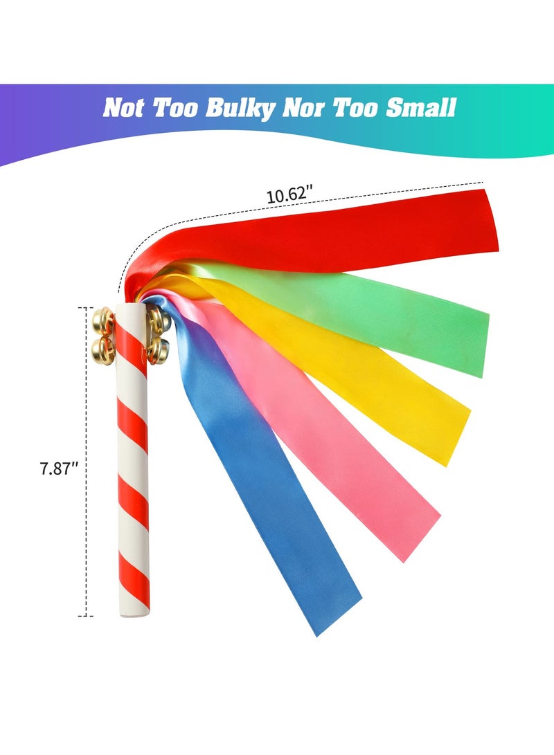 SOLARAE Cheering Sticks, 4 PCS Thunder Sticks Cheerleading Cheering Sticks, for Sports Cheers Ball Dance Basketball Football Noisemakers - Image 5