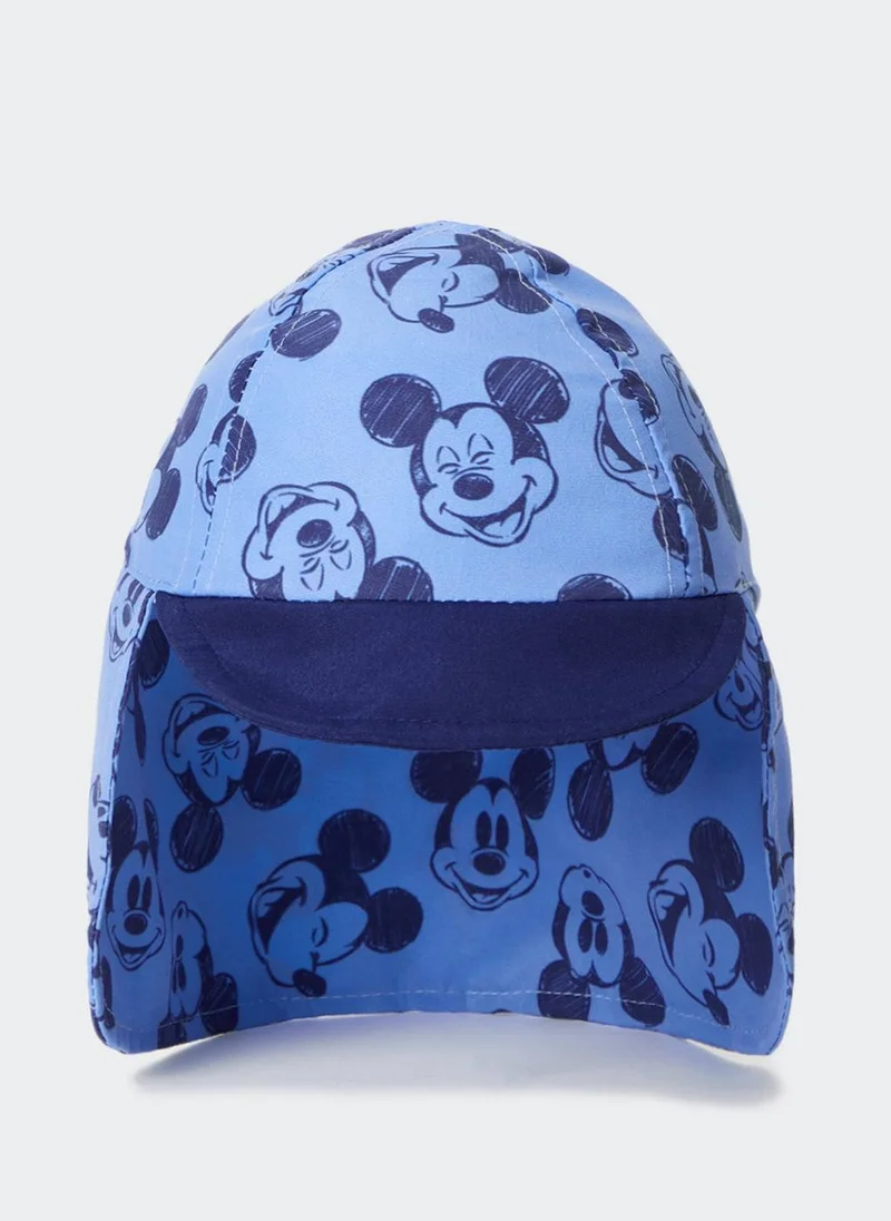 Matalan Boys Blue Disney Mickey Mouse Keppi Sun Hat