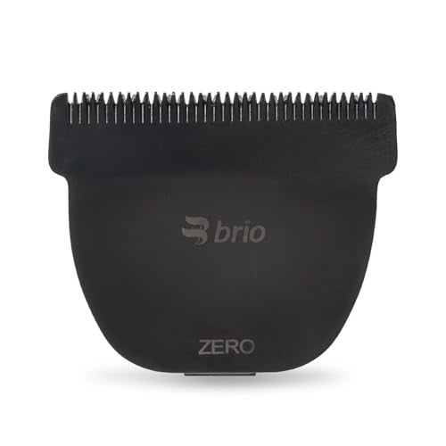 Brio Zero Blade Compatible Beardscape V2 & V1 Trimmers, Cuts Extremely Close at 0.2mm, Stainless Steel Blade Perfect for Super Close Cuts, Creating Tight Lines and Cleaning up Mustaches (Black) - Image 1