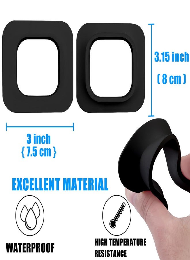 ريير حاملان زجاجيان للتثبيت على النوافذ متوافقان مع كاميرا Blink 2/1 Mini الداخلية، حامل جداري زجاجي آمن للنوافذ/الأبواب الزجاجية ذات اللوح الواحد لمراقبة الأمن الخارجي، أسود - Image 4