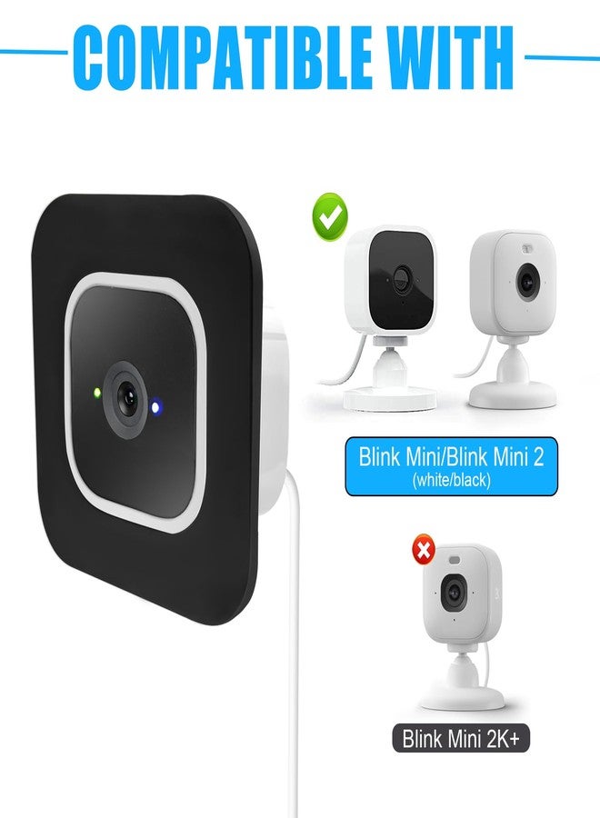 ريير حاملان زجاجيان للتثبيت على النوافذ متوافقان مع كاميرا Blink 2/1 Mini الداخلية، حامل جداري زجاجي آمن للنوافذ/الأبواب الزجاجية ذات اللوح الواحد لمراقبة الأمن الخارجي، أسود - Image 2