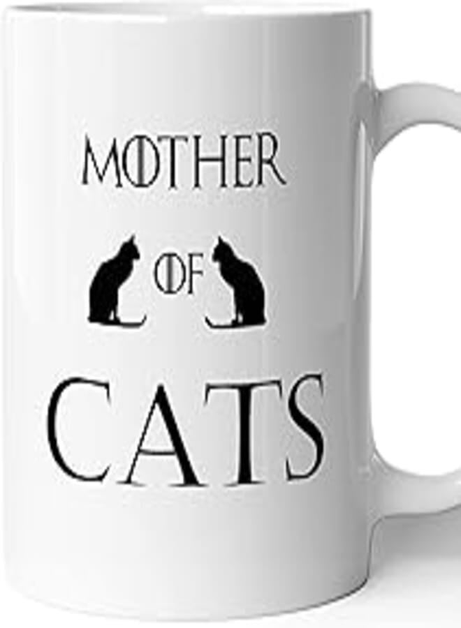 Mother of Cats Mug - Game of Thrones Parodia - High Quality Ceramic Mug 