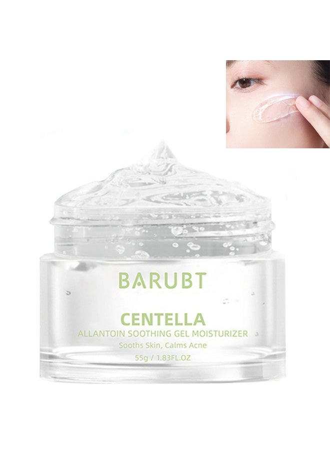 BARUBT Centella Allantoin Soothing Gel Moisturizer,Hydrating Centella Gel Cream, Moisturizer for Oily Skin, Calms Acne & Soothes Skin (55g) - Image 1