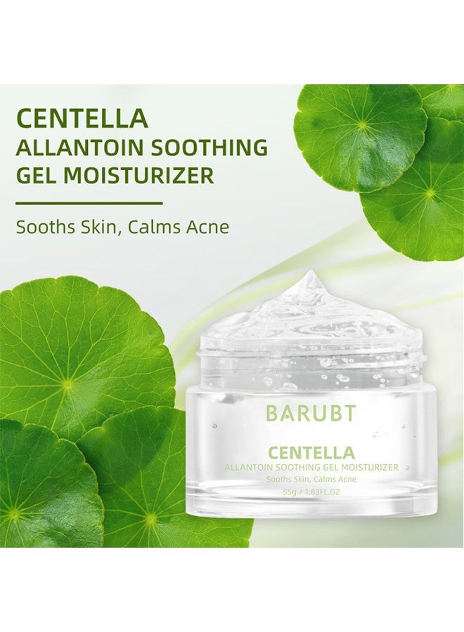 BARUBT Centella Allantoin Soothing Gel Moisturizer,Hydrating Centella Gel Cream, Moisturizer for Oily Skin, Calms Acne & Soothes Skin (55g) - Image 2