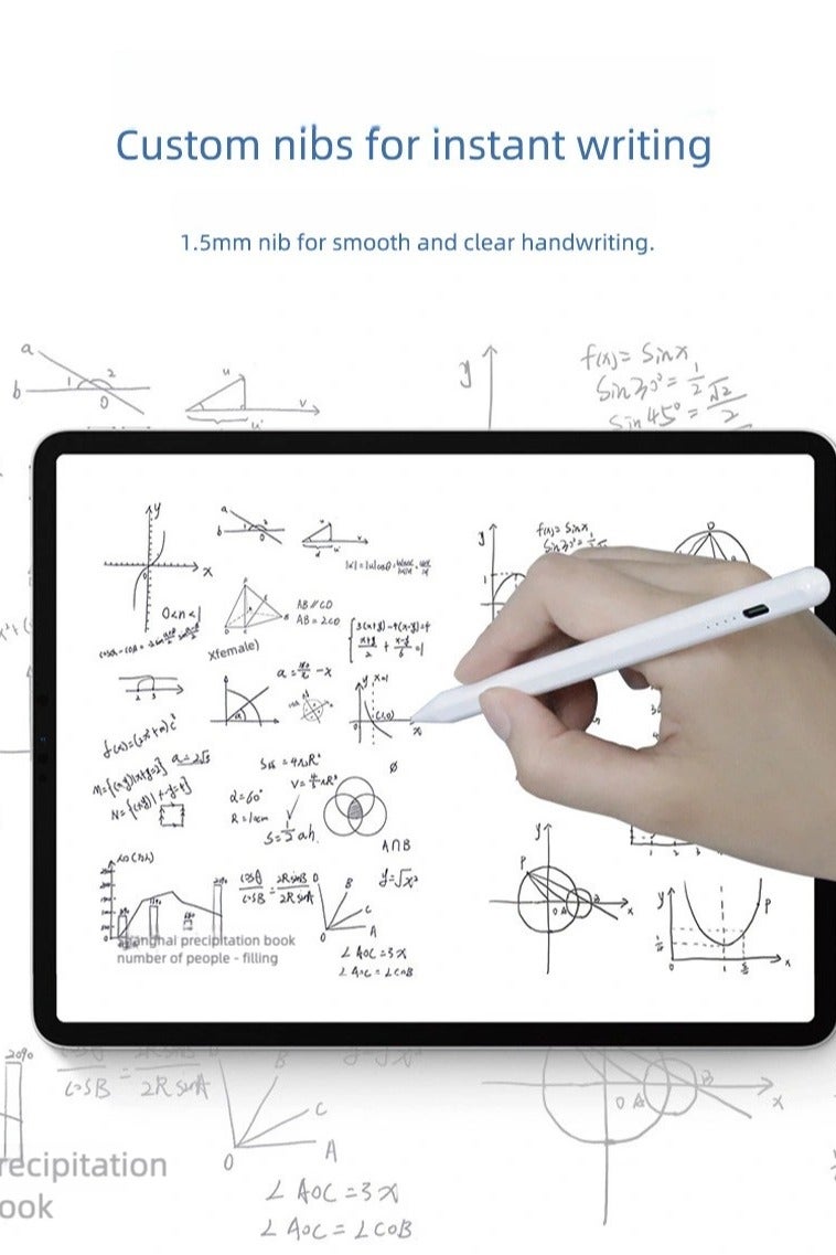 زاڤي قلم ايباد، قلم ستايلس مع خاصية رفض راحة اليد لجهاز ابل ايباد (2018-2025)، متوافق مع ايباد برو 11/12.9 بوصة، ايباد الجيل 10/9/8/7/6، اير الجيل 5/4/3، ميني الجيل 6/5 - Image 4