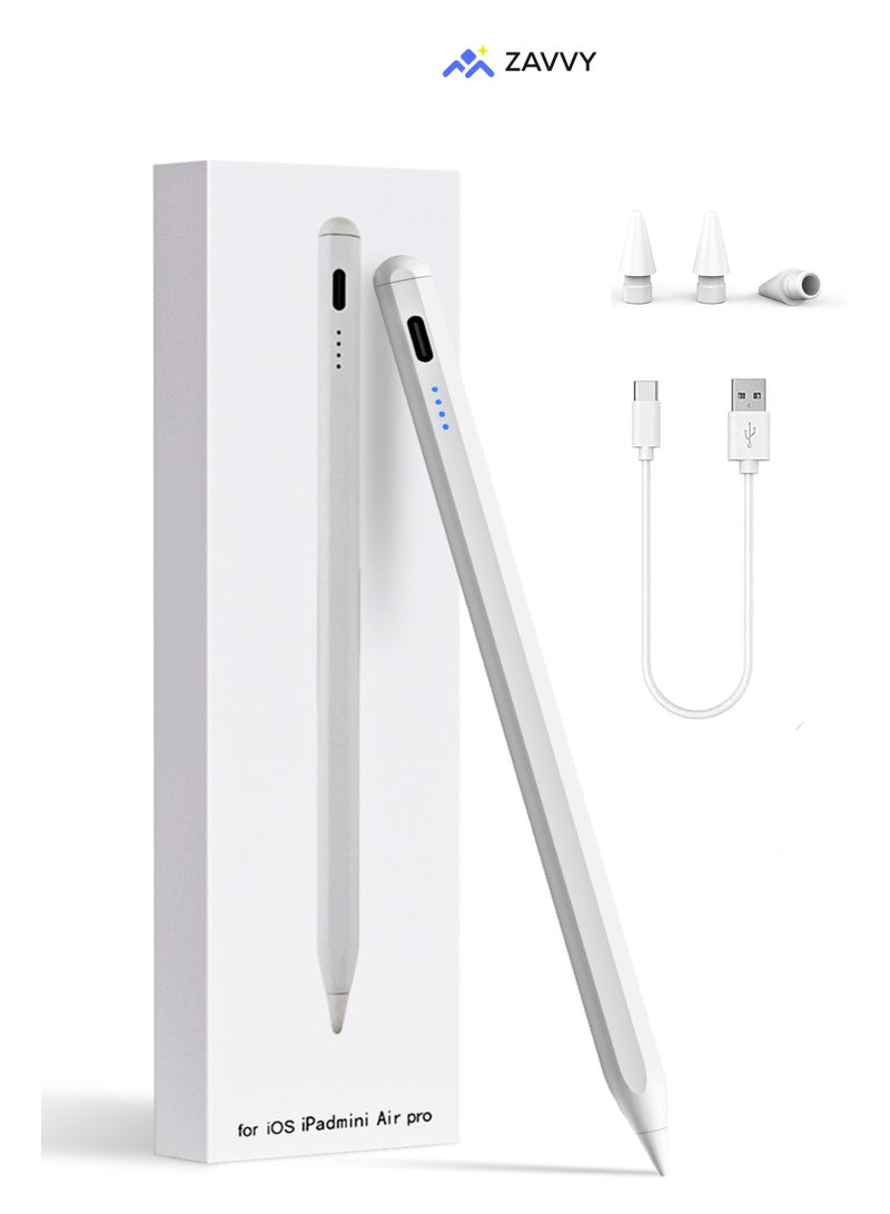 زاڤي قلم ايباد، قلم ستايلس مع خاصية رفض راحة اليد لجهاز ابل ايباد (2018-2025)، متوافق مع ايباد برو 11/12.9 بوصة، ايباد الجيل 10/9/8/7/6، اير الجيل 5/4/3، ميني الجيل 6/5 - Image 5