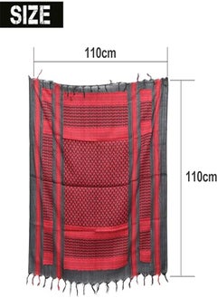 joyzzz ANTARCTICA Outdoor Hiking Scarves Hunting Tactical Desert Arab Scarf Shawl Scarve Wrap With Tassel  - Image 4