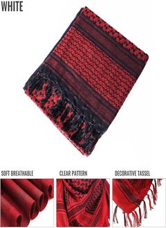 joyzzz ANTARCTICA Outdoor Hiking Scarves Hunting Tactical Desert Arab Scarf Shawl Scarve Wrap With Tassel  - Image 5