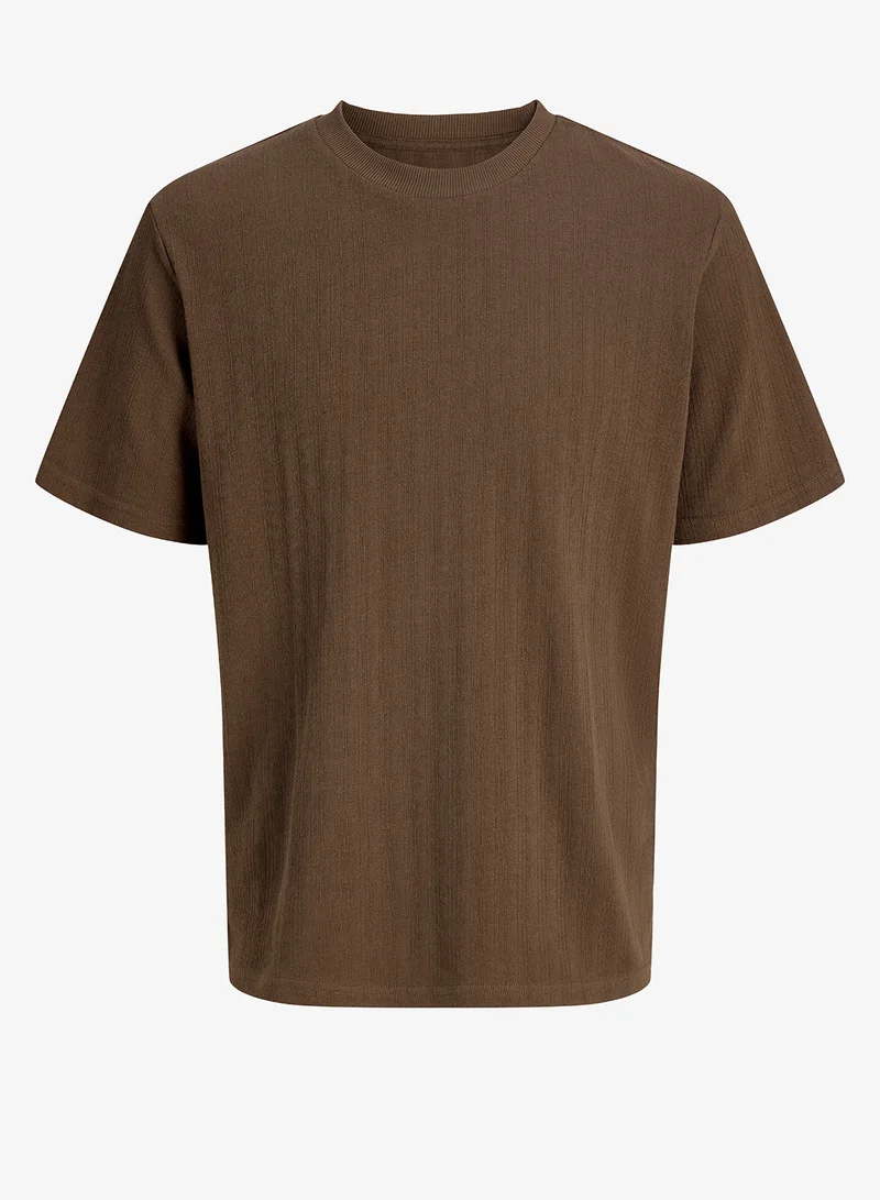JACK & JONES Casual Regular Fit Crew Neck T-Shirt
