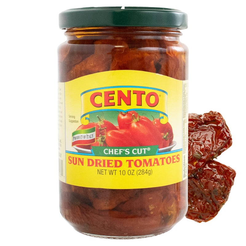 Cento Chefs Sun Dried Tomatoes in Oil  Spices for Pasta Salad  Antipasto  Grown and Processed in Italy  GlutenFree NonGMO Low Sodium Italian Tomatoes  10 Ounce Jar - Image 3
