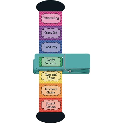 Really Good Stuff Mini Behavior Trackers (Set of 12) – 8⅜"H Each – Encourage Students to Monitor Behavior by Moving Slider – Personal Behavior Tracker for Student Desks – Foster Behavior Awareness - Image 5