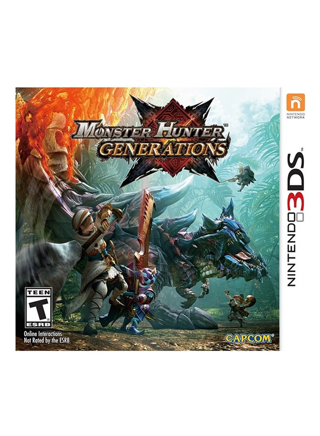 كابكوم لعبة الفيديو "Monster Hunter Generations" (إصدار دولي) - الأكشن والتصويب - nintendo_3ds - Image 1