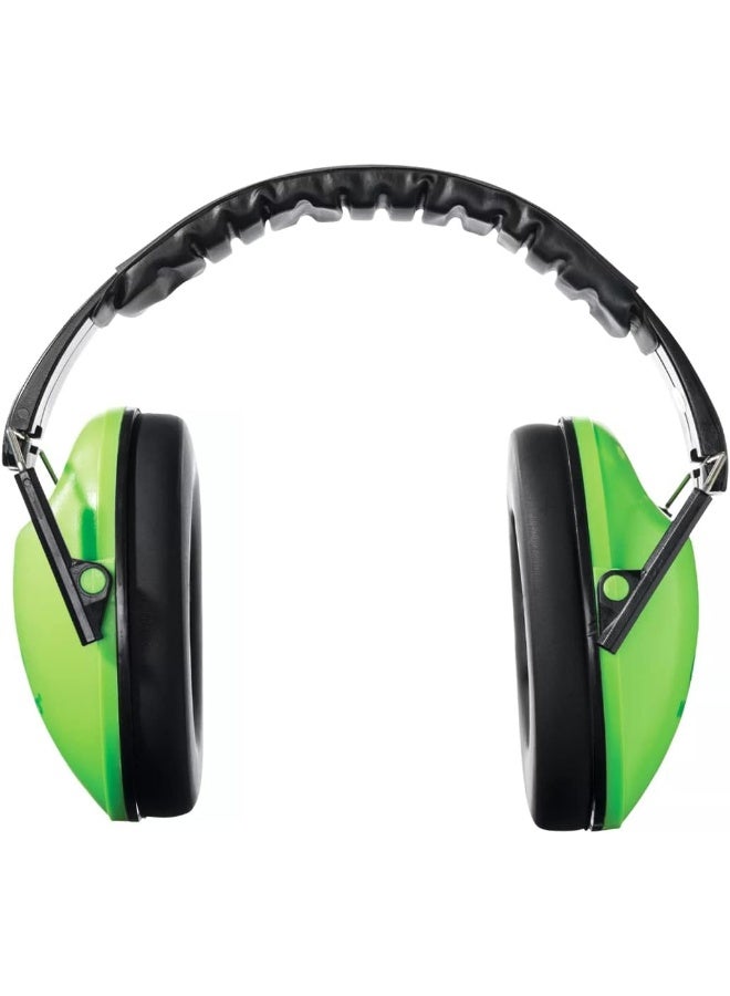 Walker's WALKERâ€™S Youth Childrenâ€™s Low Profile Lightweight Padded Headband Adjustable Folding Noise-Reducing Hearing Protection Earmuffs, Lime Green - Image 2