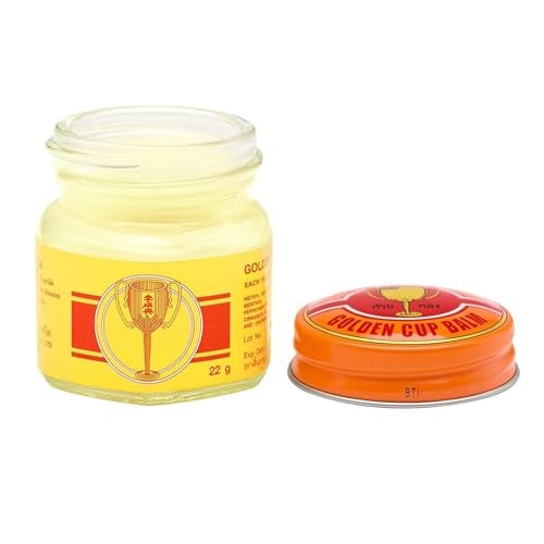 Golden Cup Balm Yellow Herbal Thai Ointment, 22g (Pack of 3) - Image 5