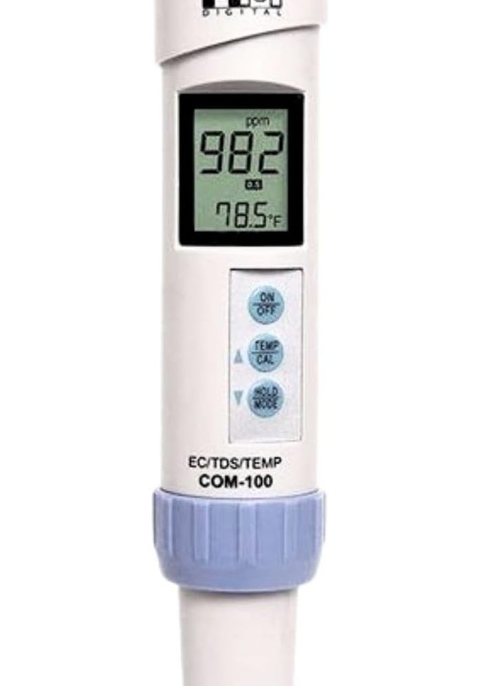 HM Digital COM-100 Waterproof Professional Series Combo Meter - Measures TDS, EC, and Temperature - Image 1