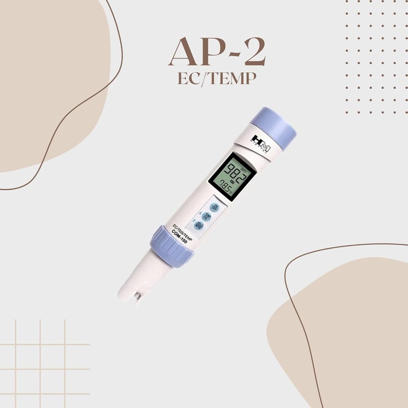 HM Digital COM-100 Waterproof Professional Series Combo Meter - Measures TDS, EC, and Temperature - Image 2