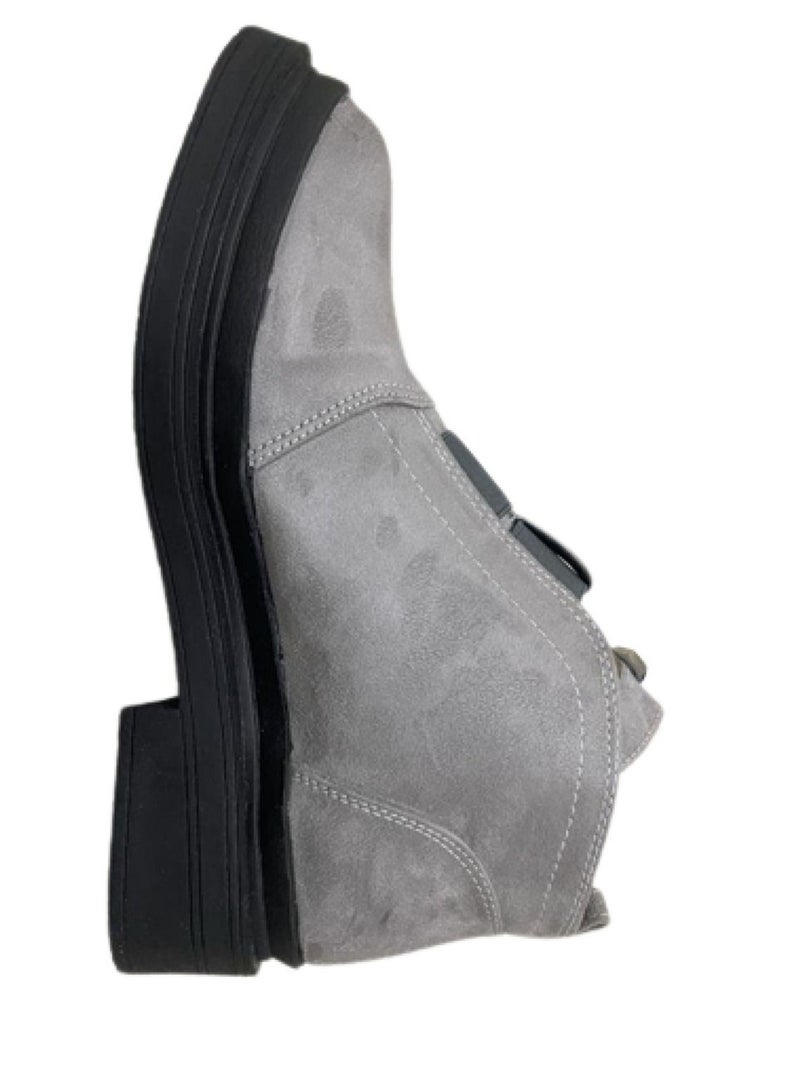 Suede Ankle Boot Grey (Size 40 EU )  - Image 2
