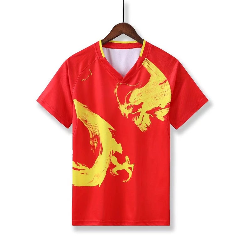 Generic Kids Unisex Badminton Table Tennis Set men's red top