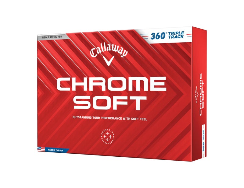 Callaway Golf Chrome Soft Golf Balls (360 Triple Track (White) - Image 1