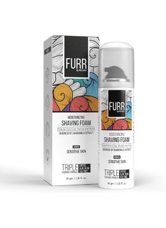 Furr Moisturizing Shaving Foam For Women 65 Gm For Sensitive Skin With Anti Bacterial Properties  - Image 1