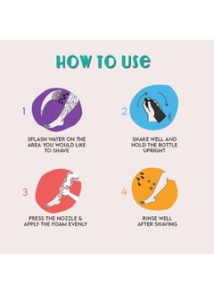 Furr Moisturizing Shaving Foam For Women 65 Gm For Sensitive Skin With Anti Bacterial Properties  - Image 3