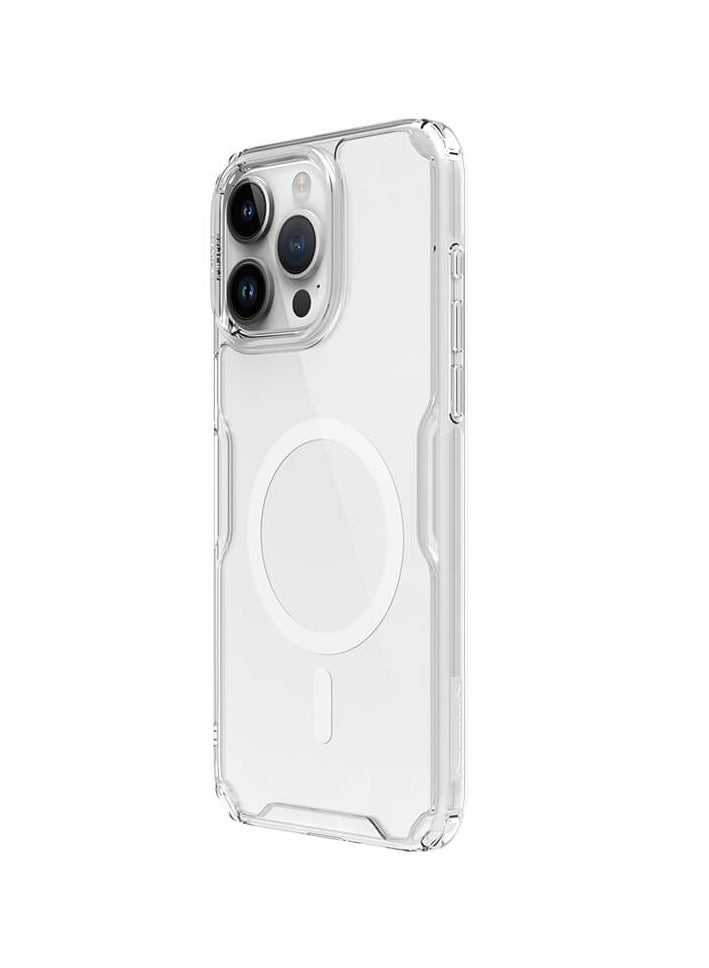 Nillkin Nature Series tpu cover Compatible with MagSafe for iphone 15 Pro - Clear - Image 2