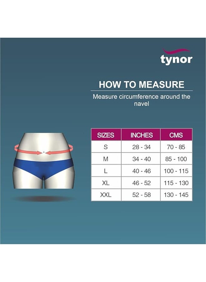 Tynor Abdominal Support 9"/23CM | Lower Back Support Belt Brace for Men & Women | Breathable, Pain Relief & Recovery - Image 4