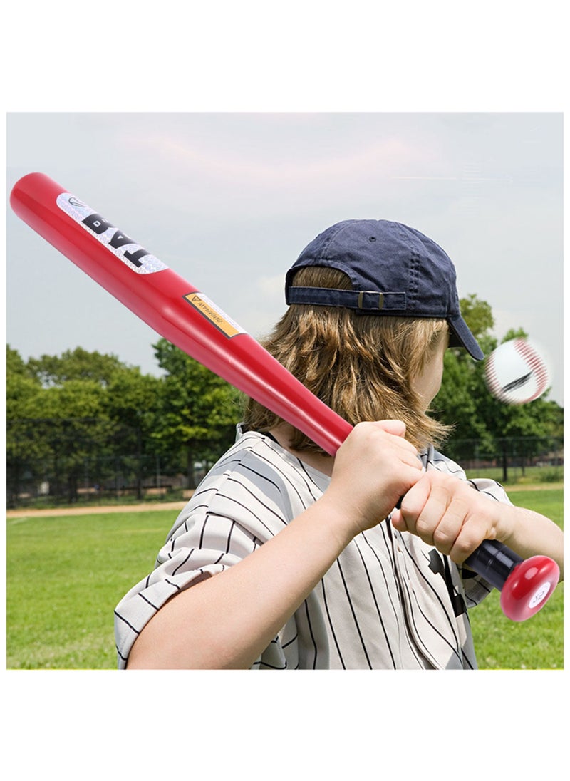 Bat - Metal Baseball Bat Self-Defense, Baseball & Softball 32 Inch, Red - Image 1