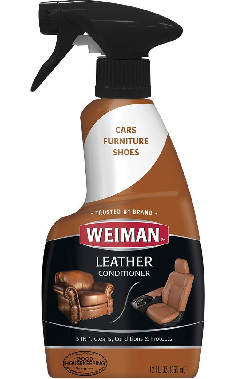 Weiman Leather Cleaner and Conditioner, 12 Fluid Ounce - Image 1