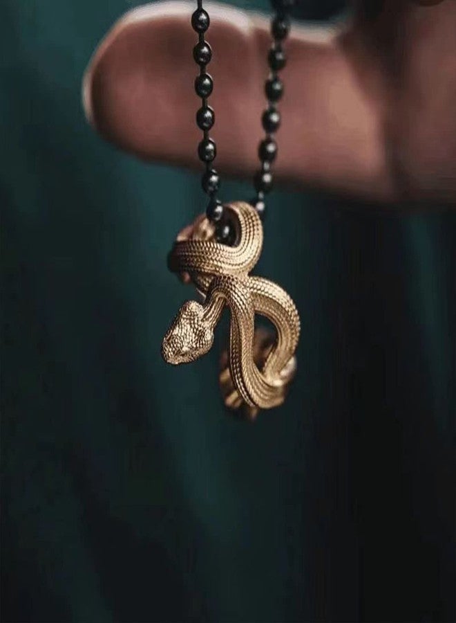 MIFYNN Snake Rings for Women Men Adjustable Gold Black Vintage Ring Fashion Animal Rings Cute Rings Aesthetic (Gold) - Image 4