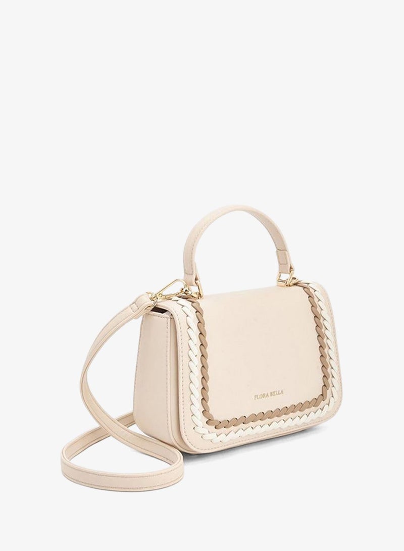 Flora Bella By Shoexpress Flora Bella Braided Satchel Bag with Detachable Strap - Image 3
