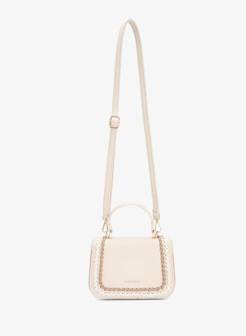 Flora Bella By Shoexpress Flora Bella Braided Satchel Bag with Detachable Strap - Image 2