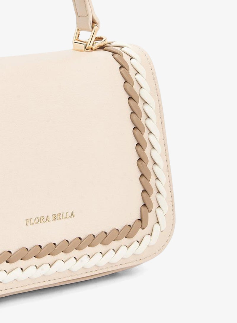 Flora Bella By Shoexpress Flora Bella Braided Satchel Bag with Detachable Strap - Image 4