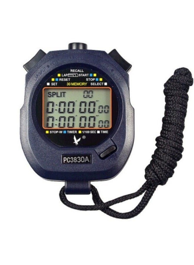 Generic Tianfu Stopwatch PC3830A PC3860 Professional Fitness Sports Special Timer Waterproof 3830-Display Accuracy:PC3860 - Image 1