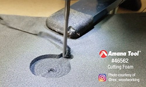 Amana Tool - 46272 Solid Carbide CNC Foam Up-Cut Cutting Square End Spiral 1/4 Dia x 2-1/4 - Image 3