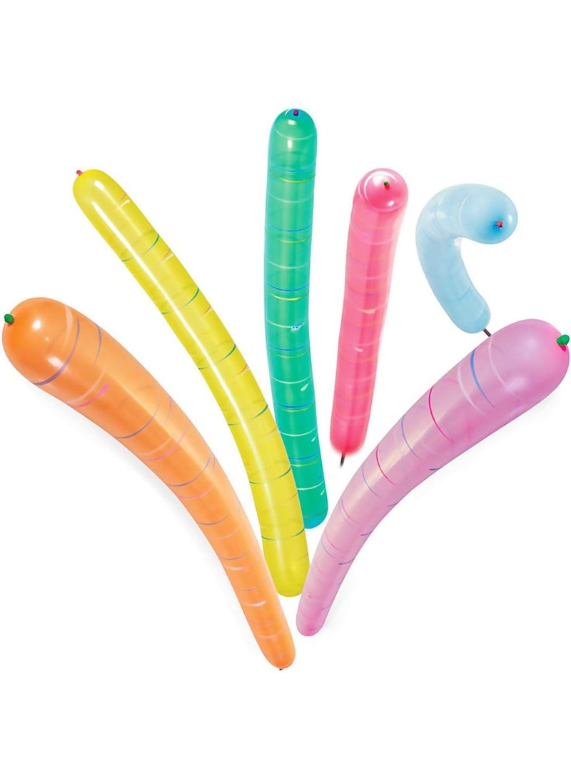 Halamodo 40Pcs Rocket Balloons Rotating Balloon Set With Hand Pump , Flying and Spinning Latex Toy Balloons, Non-Toxic Thick Latex , Kids Toys, For Kids Party , Wedding , Celebrations, Gatherings, Promotional Events, Corporate Advertising, Etc,  Multicolour - Image 5