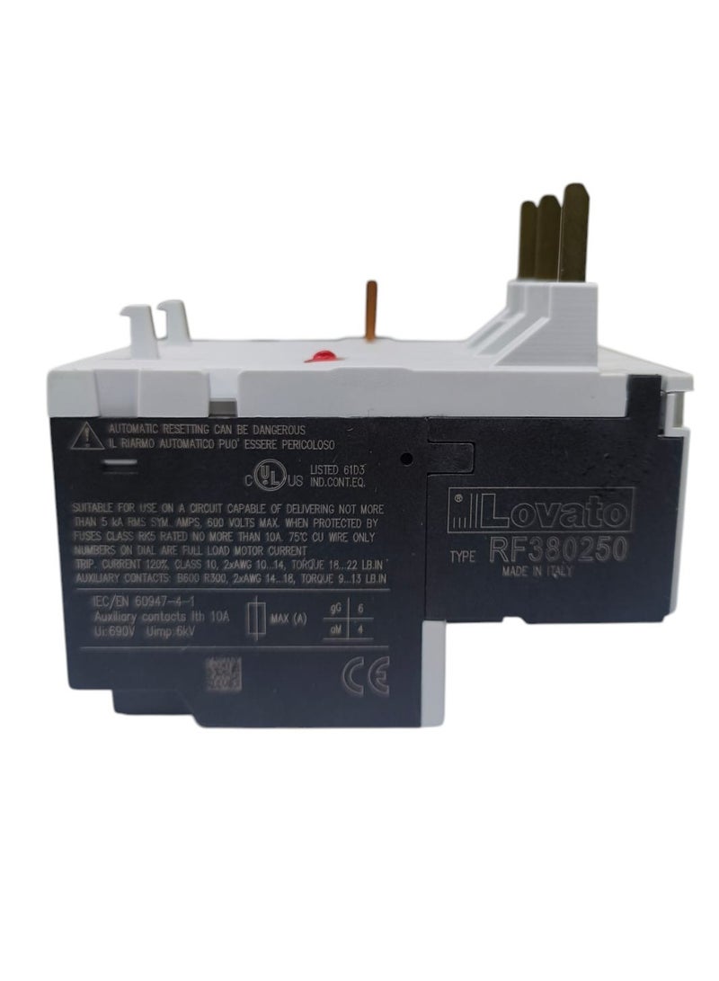 Lovato electric RF 38 0250 Thermal Overload Relay 38A - Image 2