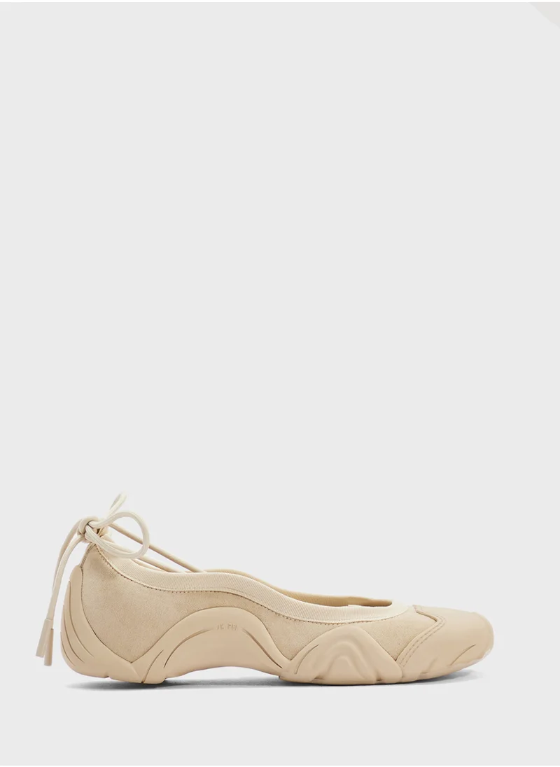 JW PEI Caitlin Lace-up Ballerinas