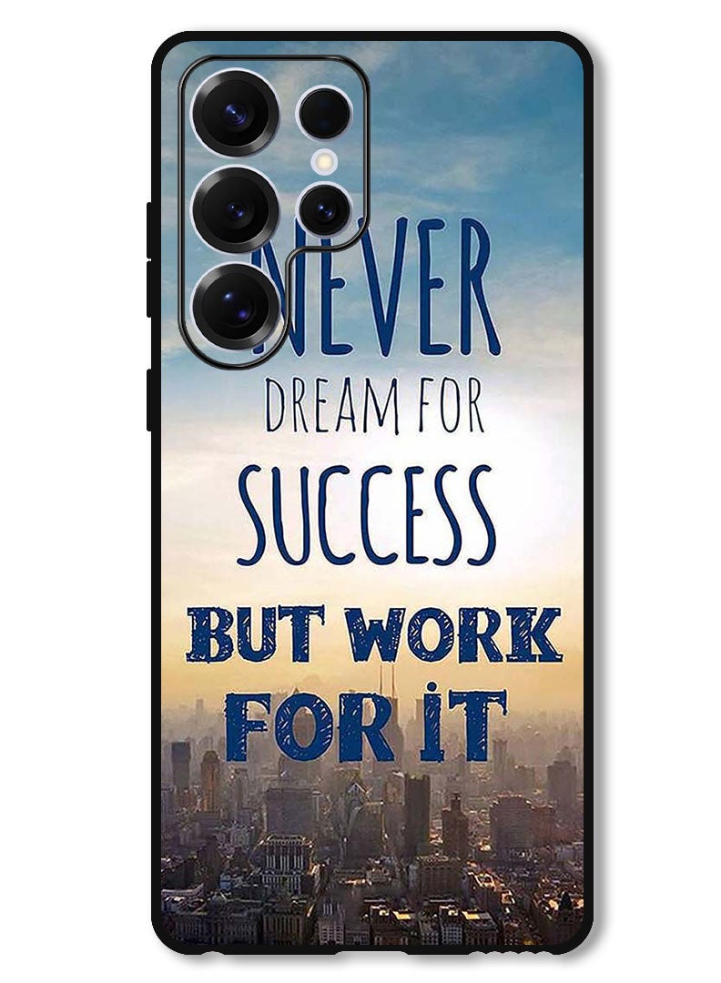 Theodor Protective Case Anti Scratch Shock Proof Bumper Cover For Samsung Galaxy S25 Ultra Never Dreams For Success - Image 1