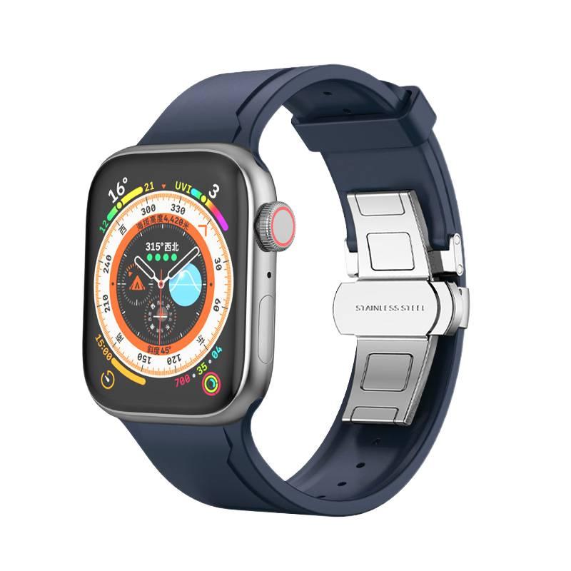 Adjustable Silicone Starlight Sport Strap Smartwatch Band Compatible with Apple Watch 38 40 41 42 44 45 49mm with Fit Replacement Strap - Image 1
