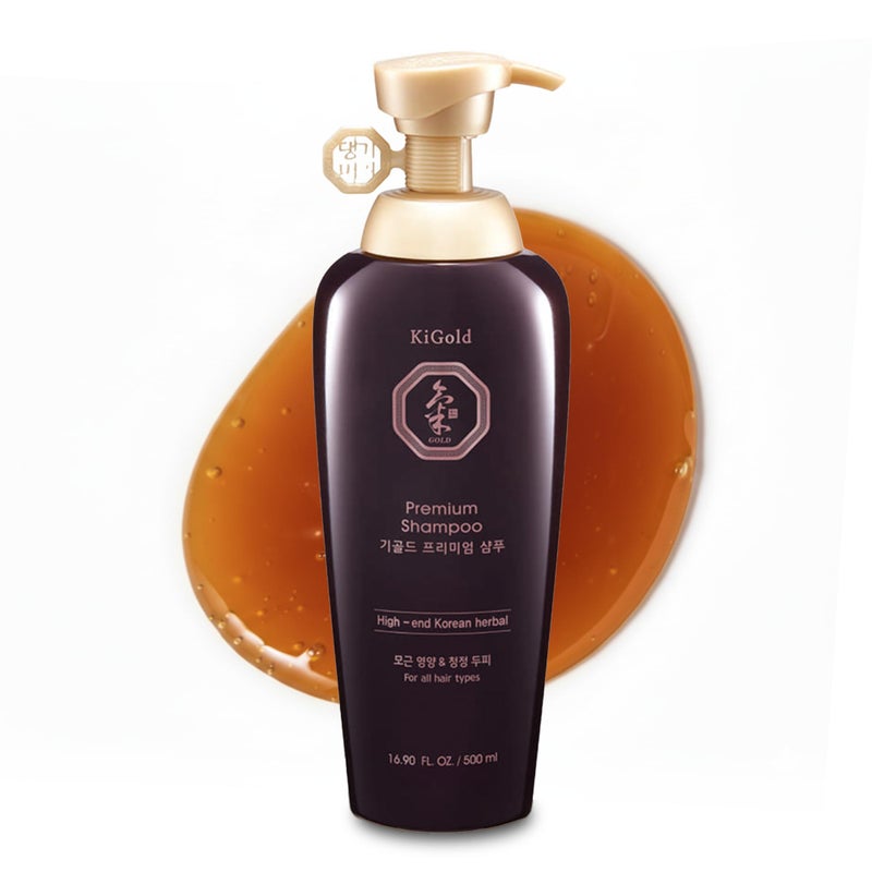 Daeng Gi Meo Ri - Ki Gold Premium Shampoo, Promoting Hair Growth, Effectively Moisture to Dry and Rough Hair, No Artificial Color, 16.9 Fl Oz - Image 2